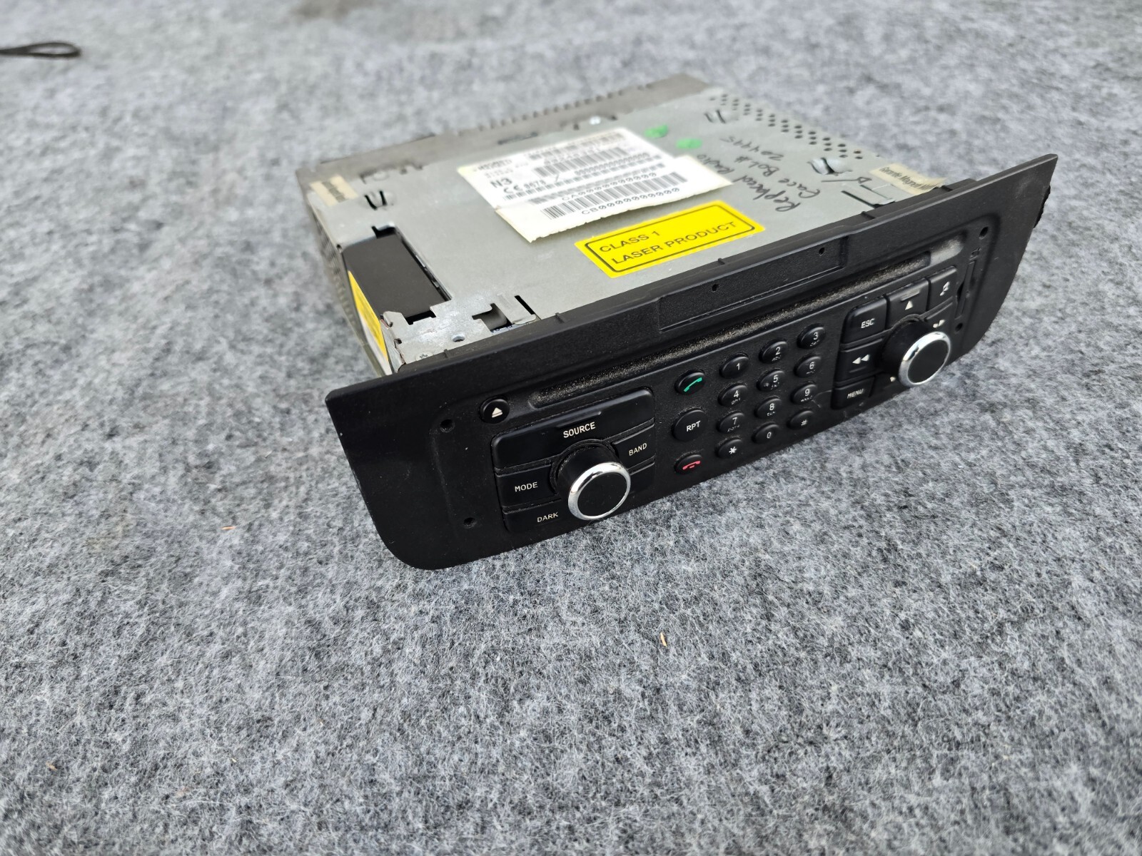 RADIO STEREO COMMAND HEAD UNIT 58k 08-19 MASERATI GRANTURISMO 4.2L M145