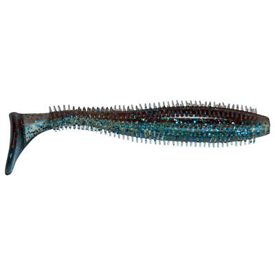 Fox Rage Spikey Shad Ultra UV Rubber Bait Blue Guts