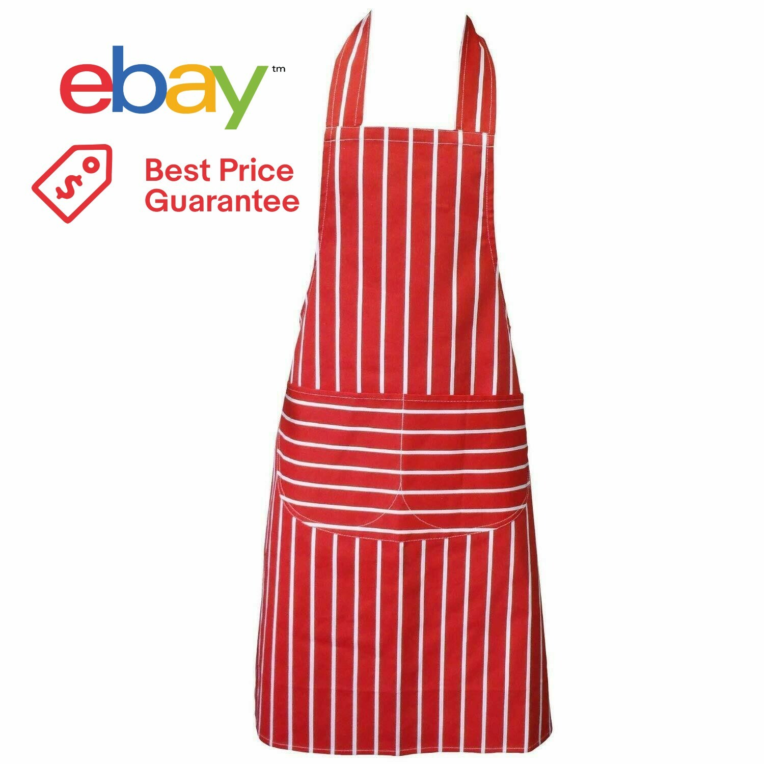 Chefs Apron with Pockets, BBQ, Baking & Catering Apron for Men Women