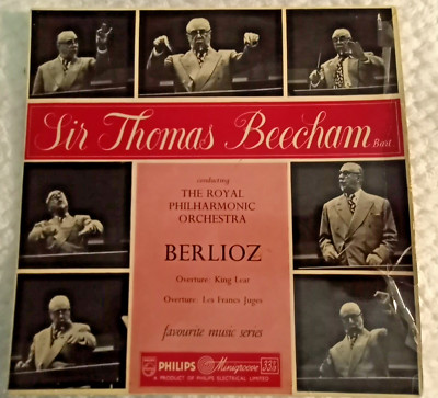 Berlioz- King Lear/ Les Francs Judges- Sir Thomas Beecham/Royal Philharmoni10''LP