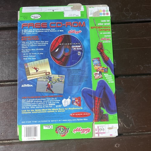 2002 Kellogg’s Apple Jacks mit Spider-Man PC Spiel Cereal Boix - Bild 7 von 11