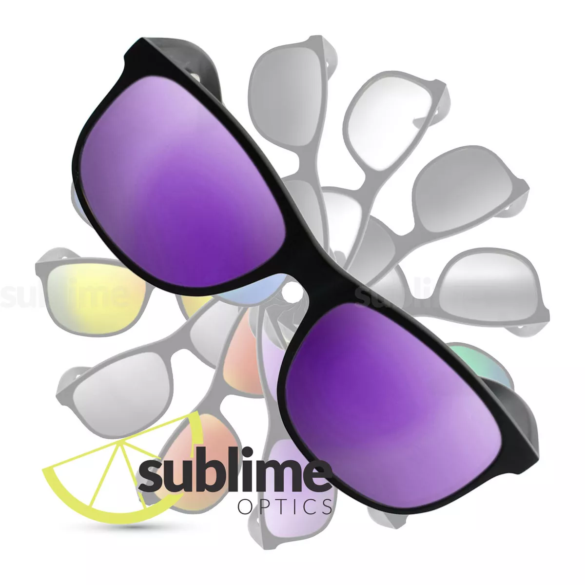 POLARIZED Metallic Indigo Purple Replacement Lenses for Ray Ban