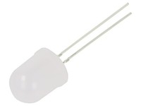 2X OS5RAAA132A Led 10Mm Rot 14400-18000Mcd 30° Front: GewöLbt Rund 130Mw Optosup