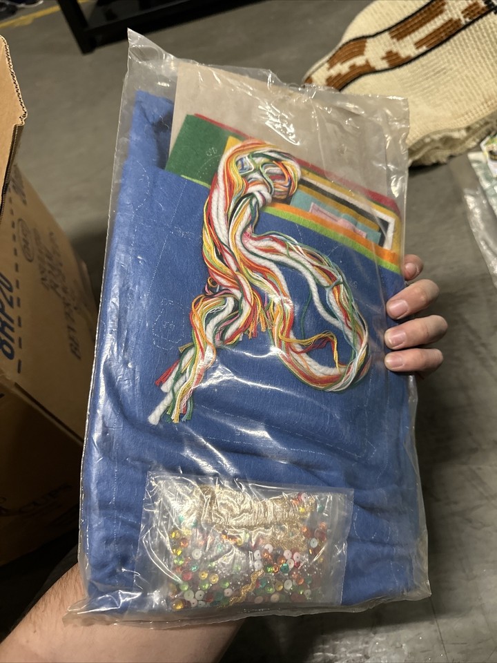 Santa's Train Leewards Vintage Felt Craft Kit eBay