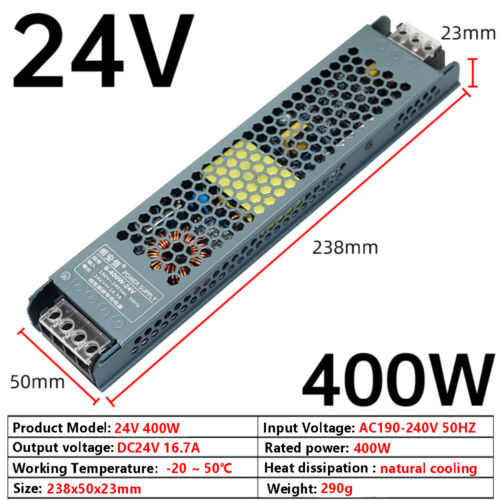 DC 12V 24V Lighting Transformer 18W - 500W Power Supply Driver for LED Strip - Picture 34 of 40