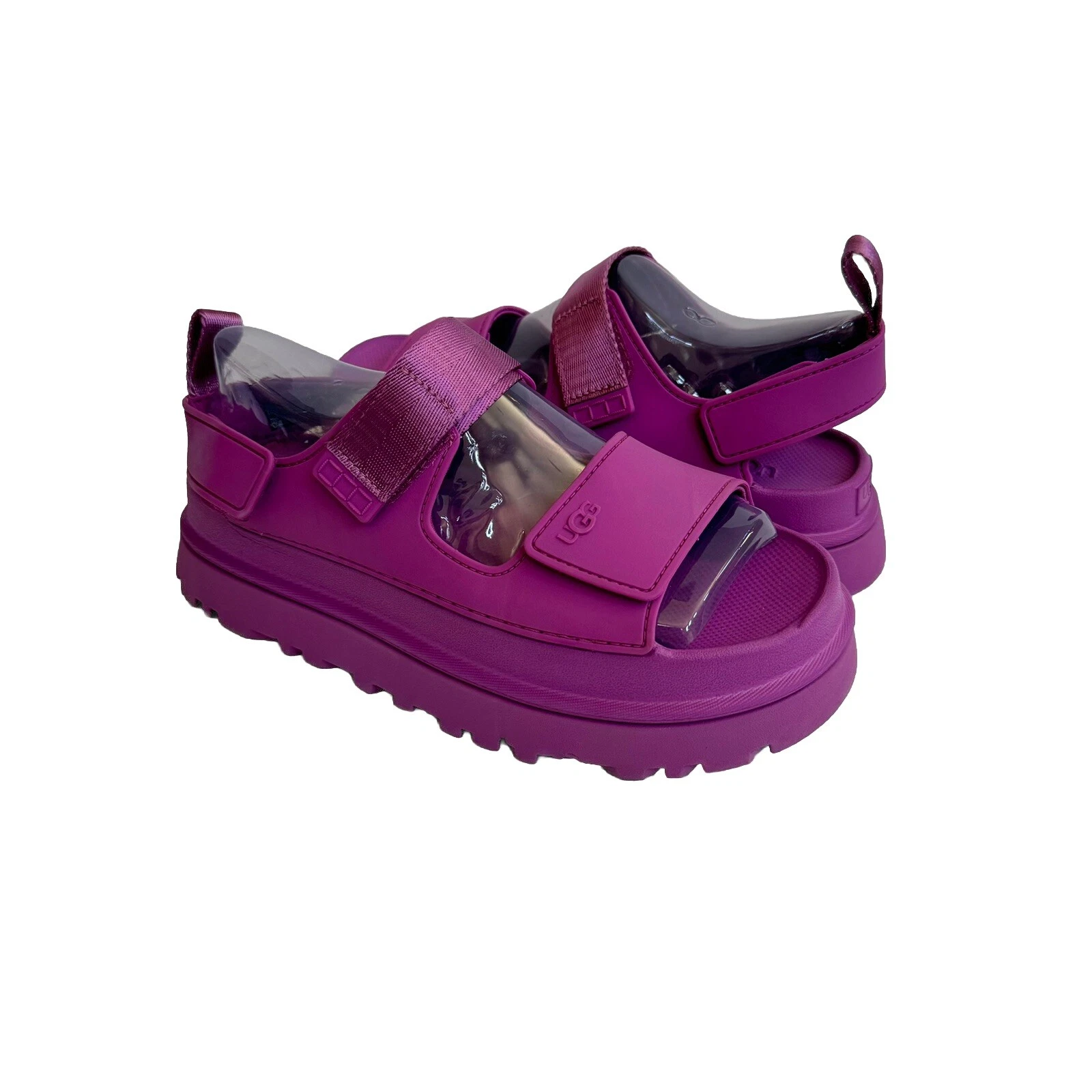 SANDALI UGG GOLDENG MANGOSTANO CON CINTURINO PLATEAU US 6 EU 37 UK 4