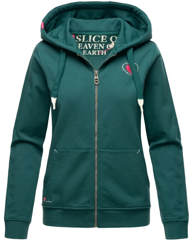 Navahoo Damen Hoodie Sweatjacke Kapuzen Jacke Sweater Pullover Cremetörtchen NEU - Bild 2 von 4