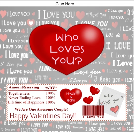 Embalagens de barra de doces Dia dos Namorados - 12 My Cup of Tea personalizam personalizado - Imagem 4 de 4