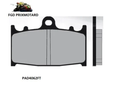 KAWASAKI ZXR 750 STINGER 1989/1990 PLAQUETTES DE FREIN AVANT BRENTA - Photo 1/2