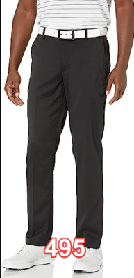 Amazon Essentials Men's Slim-Fit Stretch Golf Pant Black 32WX30L