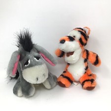 1991 Walt Disney Sears Plush Eeyore  Tigger Winnie the Pooh Stuffed Animals 6"