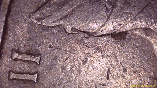 Rare 1969 50 New Pence with a severe Die Clash error XF condition - Picture 19 of 24