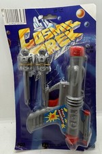 Vintage 1980s BURLINGAME Cosmic Trek Toy Gun HONG KONG Original Package Sealed