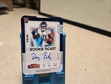 2021 Contenders Rookie Ticket Auto Die Cut Auto /10 Dez Fitzpatrick