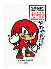 SONIC THE HEDGEHOG Sticker Knuckles B-SIDE LABEL Japan WATERPROOF