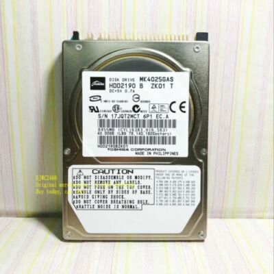 Toshiba MK4025GAS 40 GB, 4200 U / min, 2,5 ''(HDD2190) IDE-Notebook-Festplatte