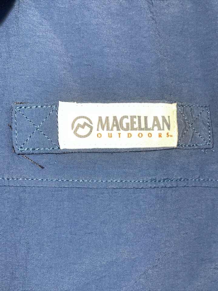 Chemise Magellan Outdoors Femme – Grande Coupe Détendue, Manches Courtes, Blanche, Pêche