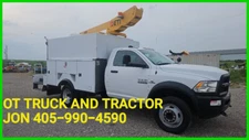2017 Dodge Ram 5500 35ft Enclosed Utility Box Bucket Truck 6.7L Diesel