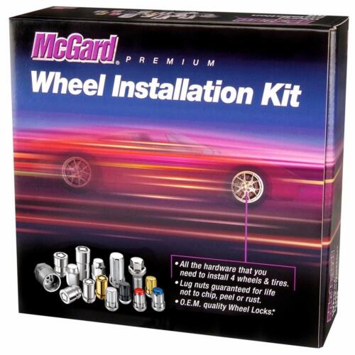 McGard 84538 Cone Seat Exposed Style Wheel Installation Kit-Black