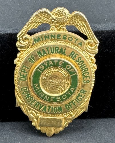 VTG Obsolete Conservation Officer Badge Department Natural Resources Minnesota