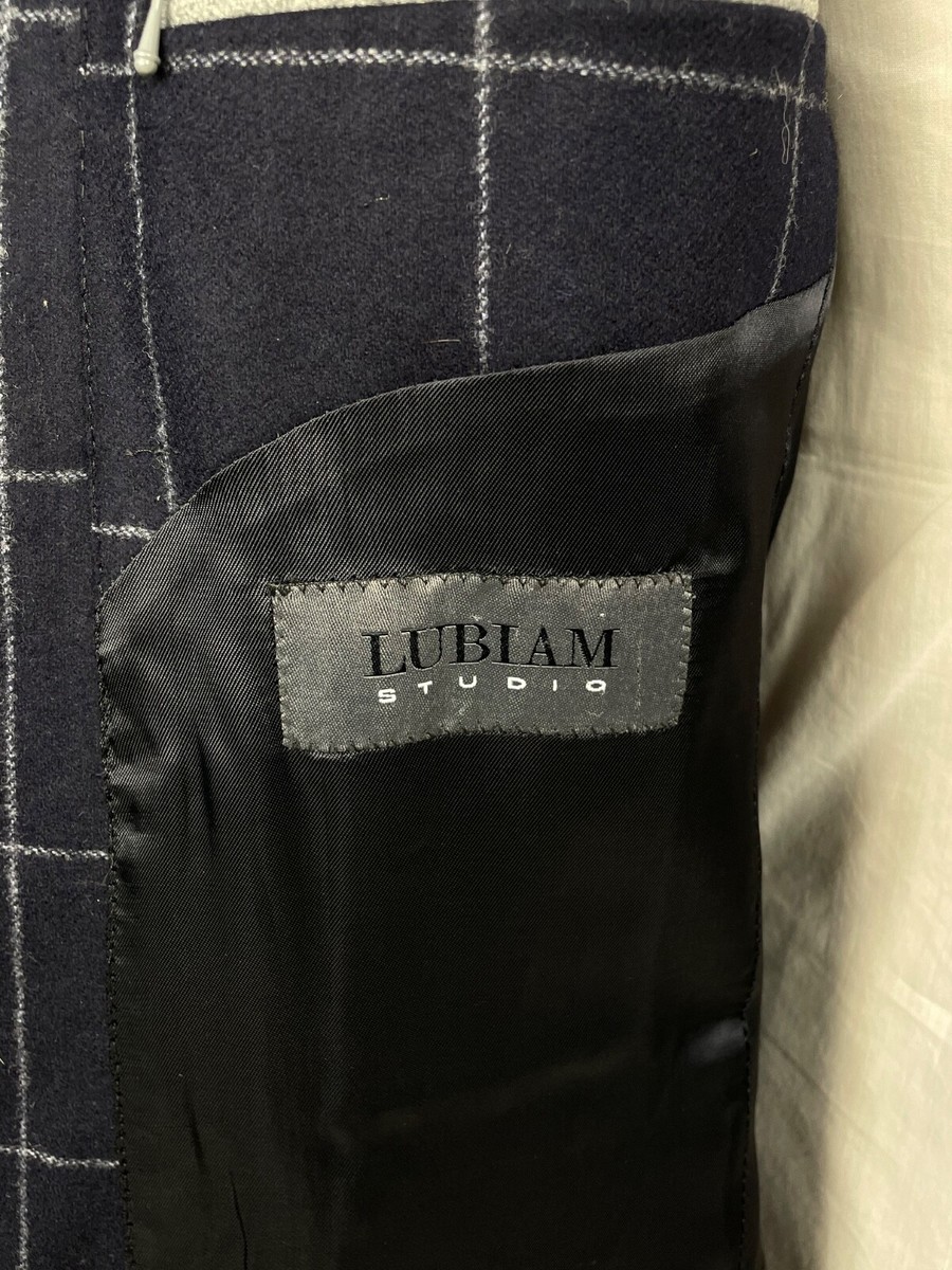 LBM Lubiam Studio Check Soft Wool Sport Coat Size 48IT38US LBM Lubiam Studio Check Soft Wool Sport Coat Size 48IT38US