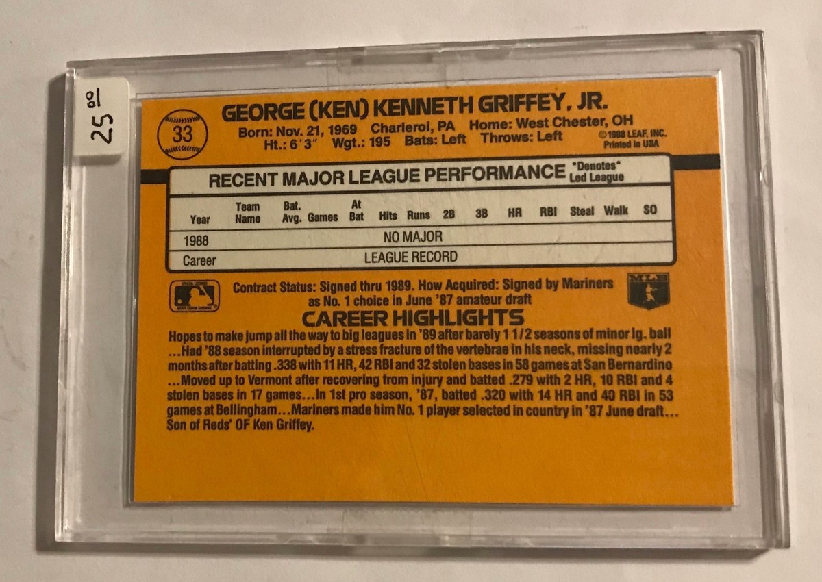 MLB Ken Griffey Jr サイン　木製　バット Amazon.com: Ken Griffey Jr. Autographed Black Slugger