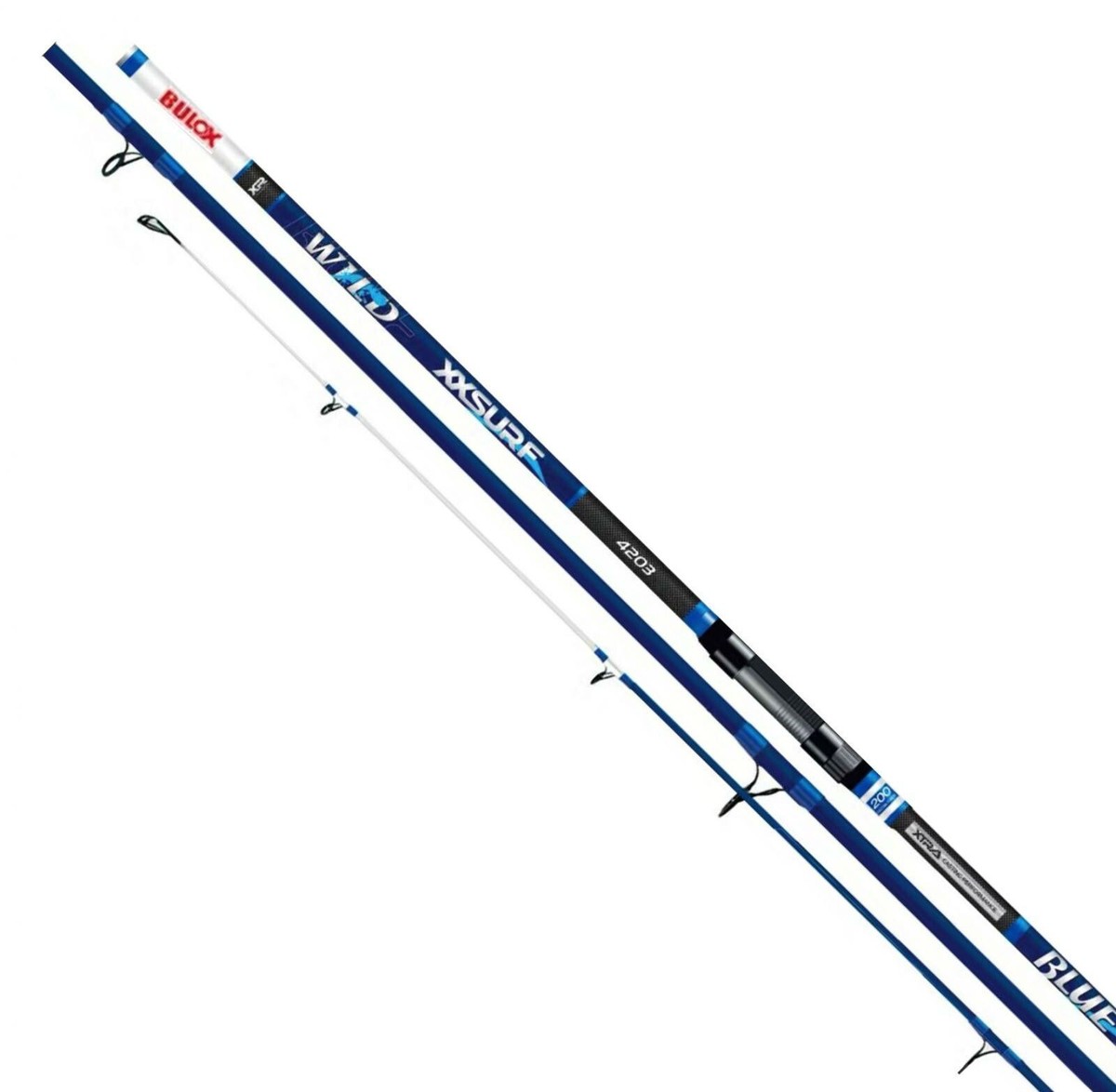 canne da pesca surfcasting 2 pezzi