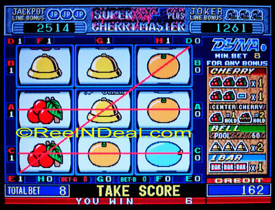 Super Cherry Master Plus 8-Liner PCB Game Board POG Pot O Gold