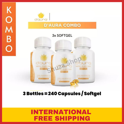 Premium Softgel Virgin Coconut Oil VCO Cold Pressed Natural Superfood Free Ship