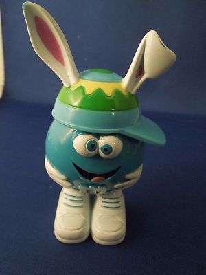 ヴィンテージ❣️m&m's グリーンちゃん2点セット フィギュア Lot of 3 M&Ms Toys 2 Blue M&Ms with Hats 1 Green M&M with