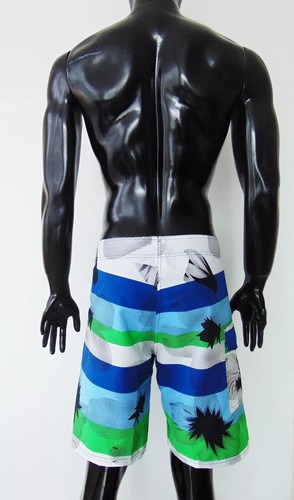NWT MEN'S SLIM FIT QUICK DRY SUMMER BEACH SWIMWEAR SWIMMING TRUNKS BOARD SHORTS - Picture 4 of 4