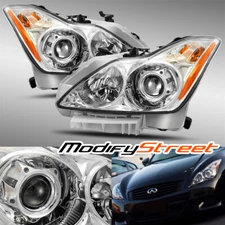 FOR 08-13 INFINITI G37/14-15 Q60 PROJECTOR HEADLIGHTS LEFT/RIGHT REPLACEMENT SET