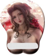 3D Anime Wrist Support Mousepad Silicone Breast Mouse Pads Soft Wrist Rest Carto