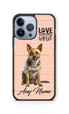 Custom Australian Cattle Dog Personalized Phone Case Cover fits iPhone Samsung