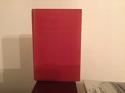 The Theory of Relativity by ALBERT EINSTEIN, HC, Co. 1936, Methuen