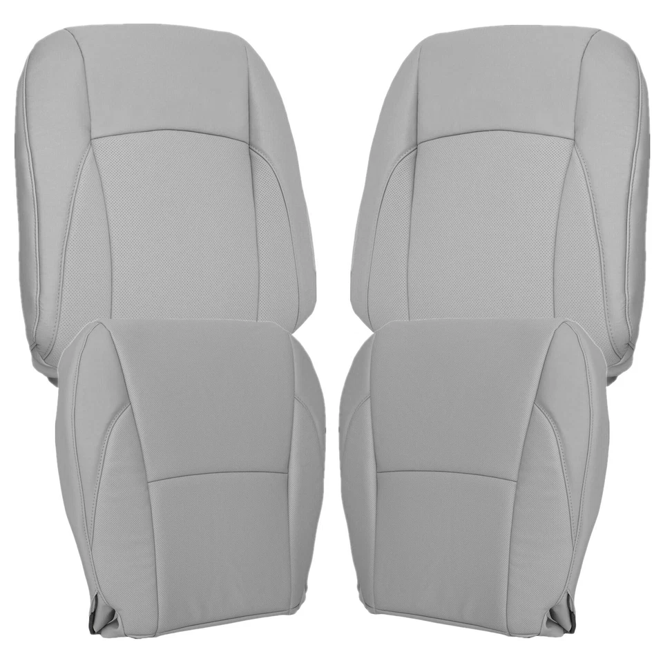 Серый передний нижний и верхний перфорированный чехол на сиденье для Lexus ES350 2007 2008 2009 годов выпуска - Изображение 3 из 4