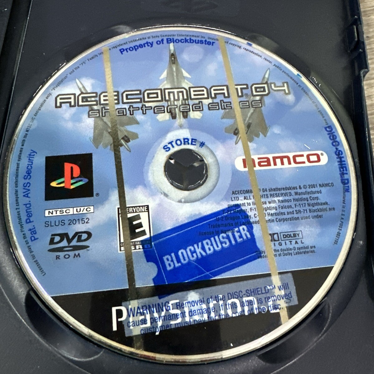 Ace Combat 4 Shattered Skies PS2 PlayStation 2 - Game & Case