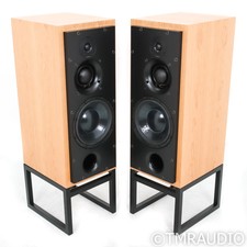 Atc Scm50psl Bookshelf Speakers; Cherry Pair With Stands (mint)