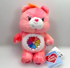 Nakajima Flower Power Care Bear 40th Anniversary Bear Plush Doll Japan Exclusive