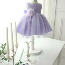 Bambino Pizzo Tulle Abito
