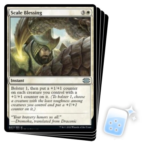 SCALE BLESSING X4 Double Masters 2022 Magic MTG MINT CARD - Picture 1 of 1