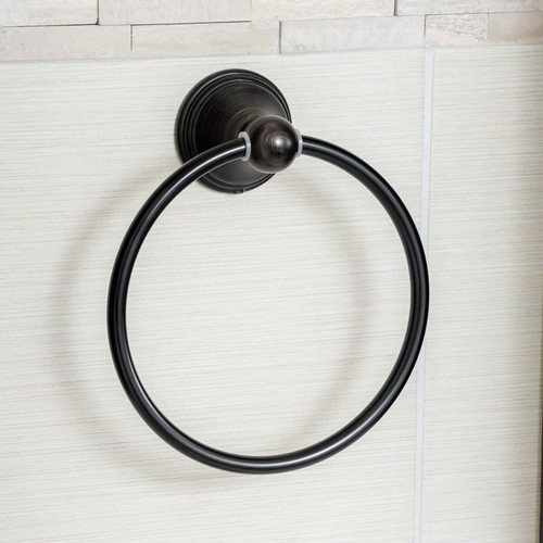 AmazonBasics AB-BR801-OR Towel Ring, Oil Rubbed Bronze - Bild 2 von 3