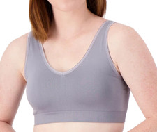 Anybody All-Day Solid Wirefree Bra Removable Cups Medium Grey A217011 9765