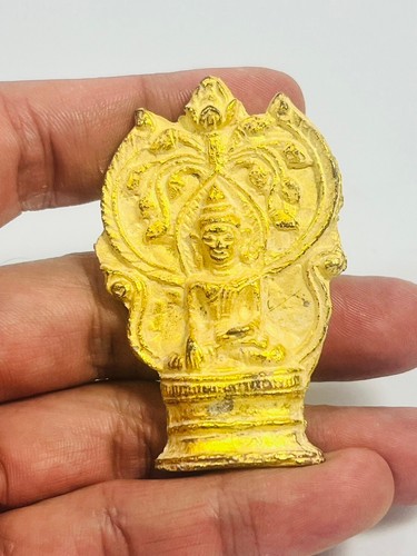 Phra Pru Nang Buddha Rich Luck Gold Leklai Magic Empower wealth Protect Amulet - Picture 3 of 20