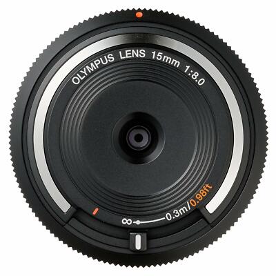 Olympus Micro Four Thirds 15mm Body Cap Lens - Black Bcl-1580 for