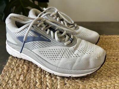 Brooks Addiction 14 Womens Oyster Alloy Running Shoes 1203061B077