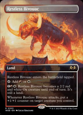MTG Magic the Gathering Restless Bivouac (303/475) Wilds of Eldraine LP
