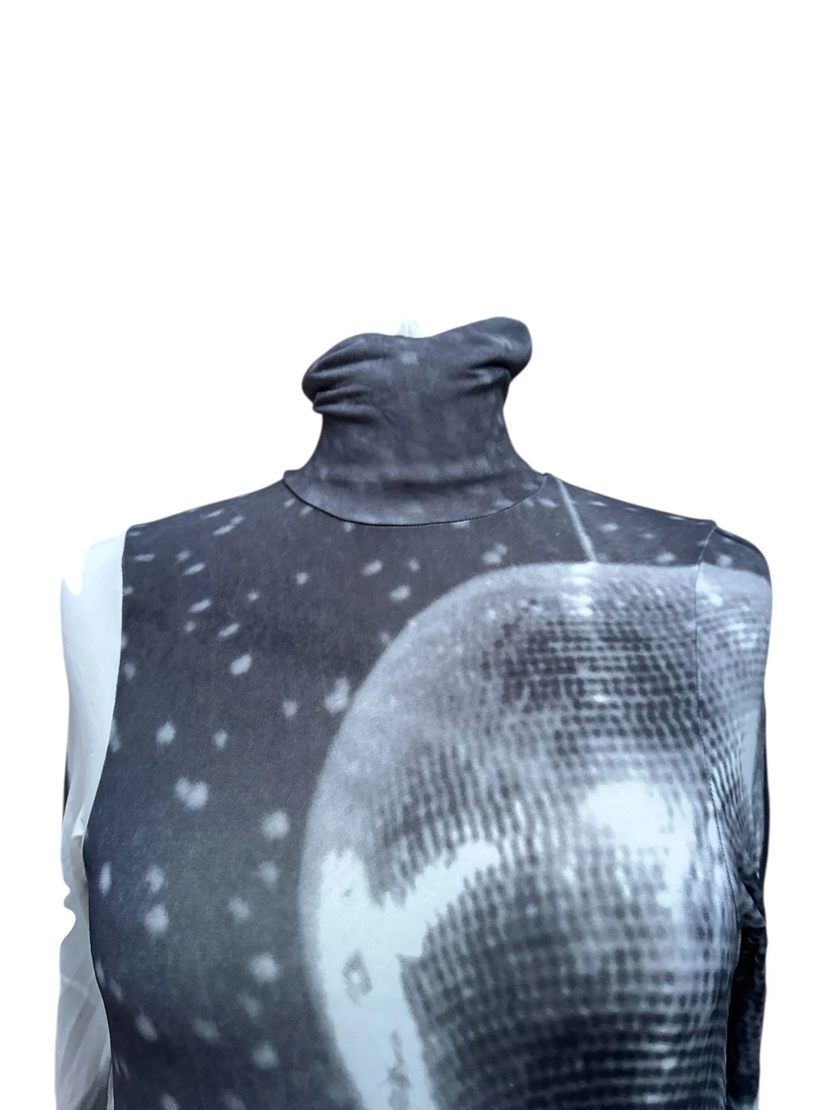 MAISON MARGIELA Maxi abito Maison Martin Margiela FW 2018 stampa discoball taglia S