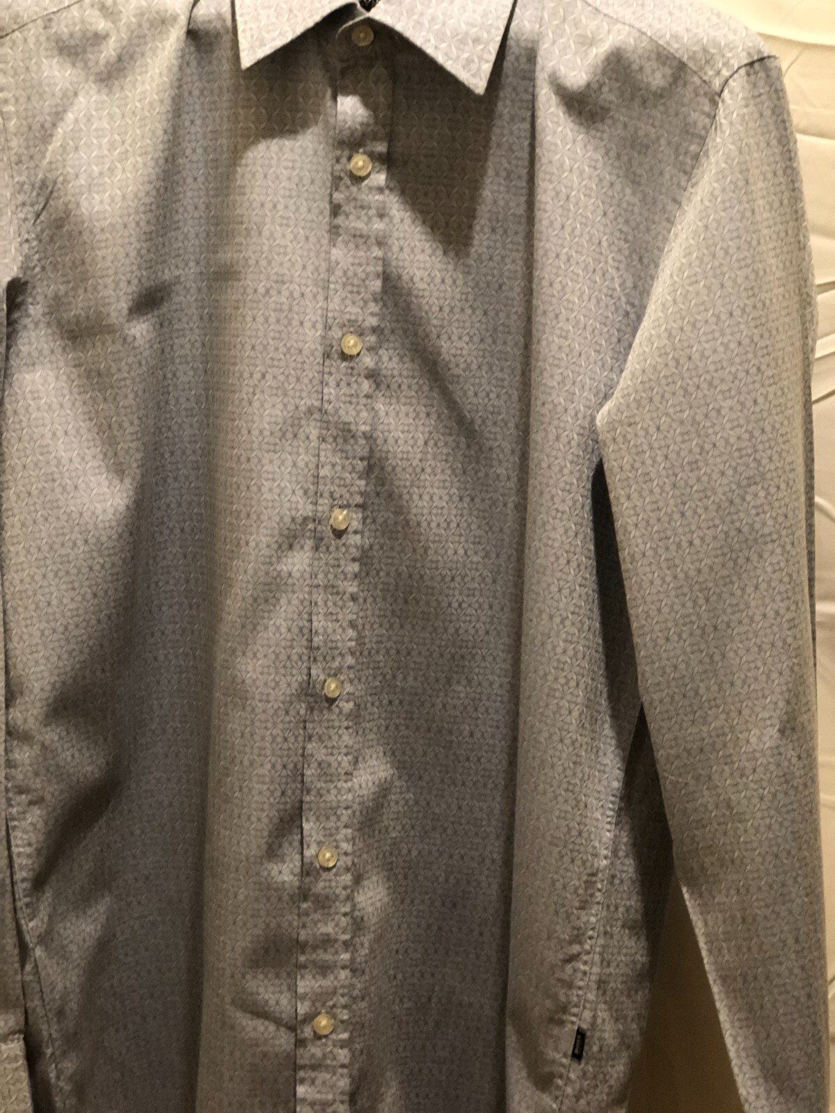 Hugo Boss Formal Shirt XL RARE Print NEW image 6