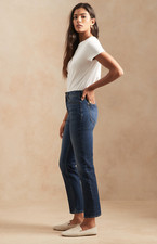 NWT Banana Republic 110 Women's THE STRAIGHT ANKLE JEAN, Medium Wash, Sz 26